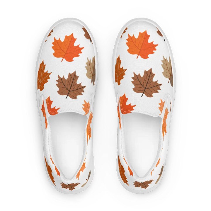 Autumn Leaves Men's Slip-On Canvas Shoes product image (2)