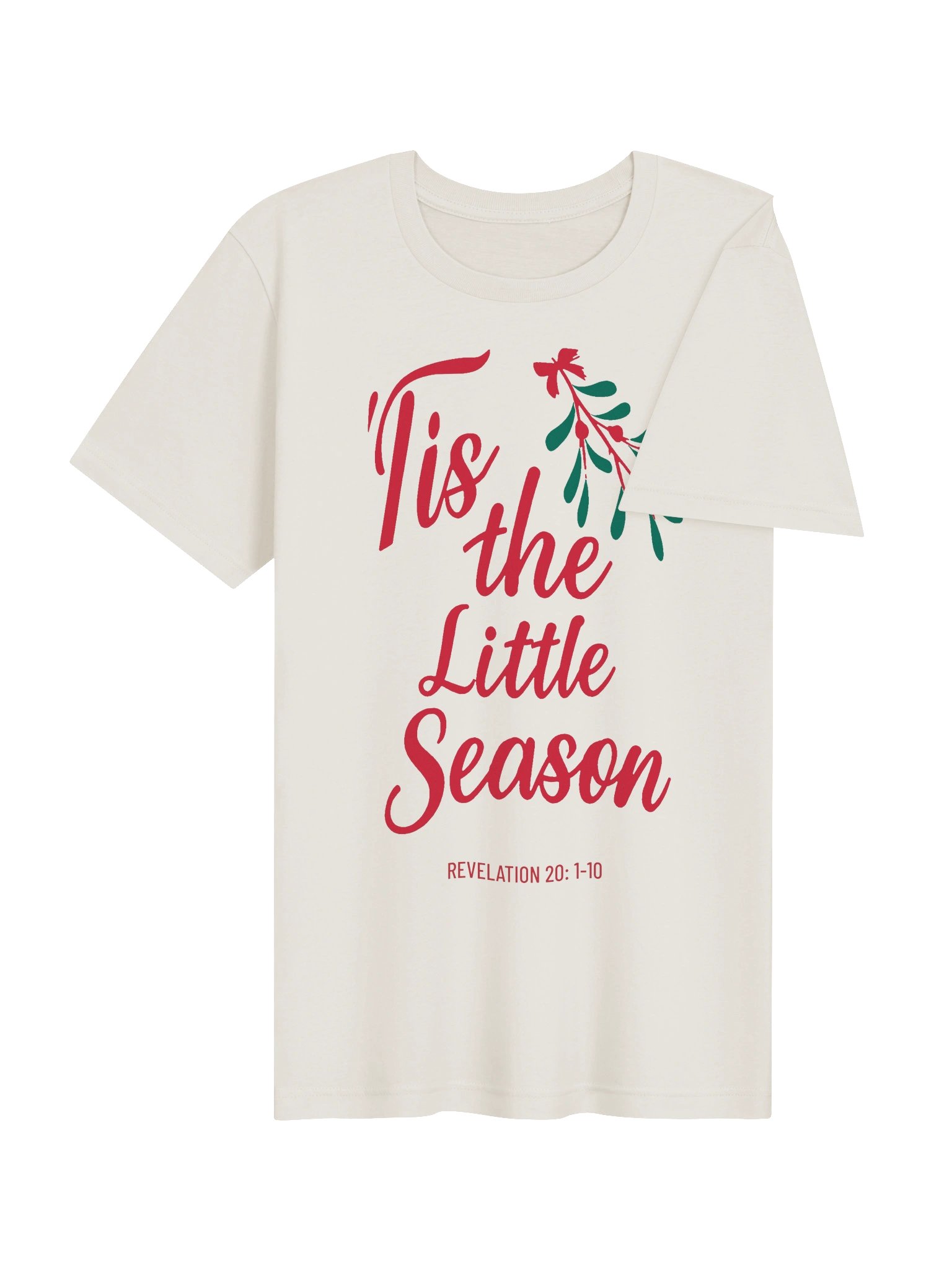 ’Tis the Little Season Mistletoe Christmas T-Shirt product image (4)
