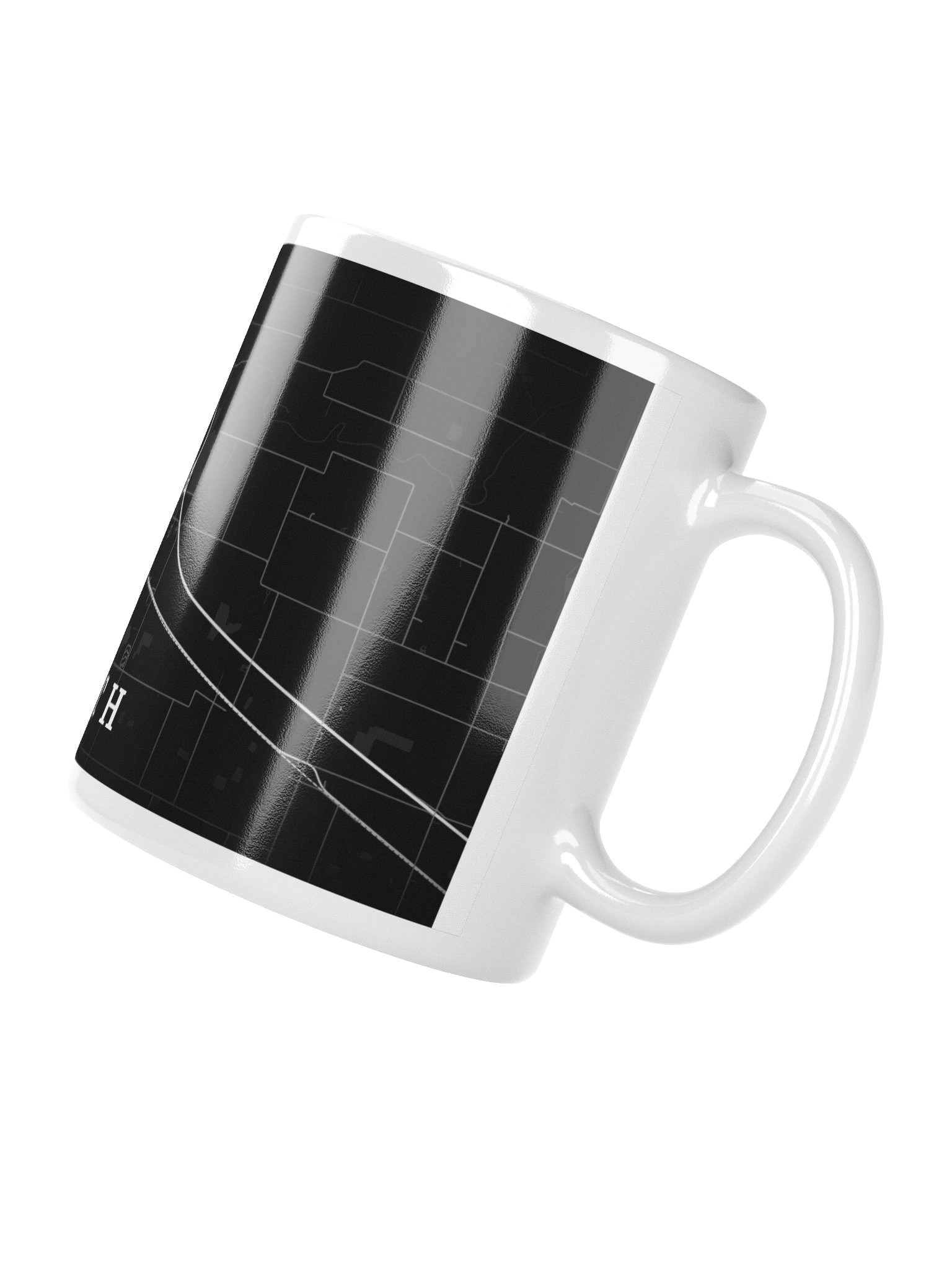 Plymouth,IN Noir Map Mug product image (6)
