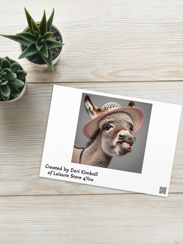 Festive Donkey Christmas Greetings product image (4)