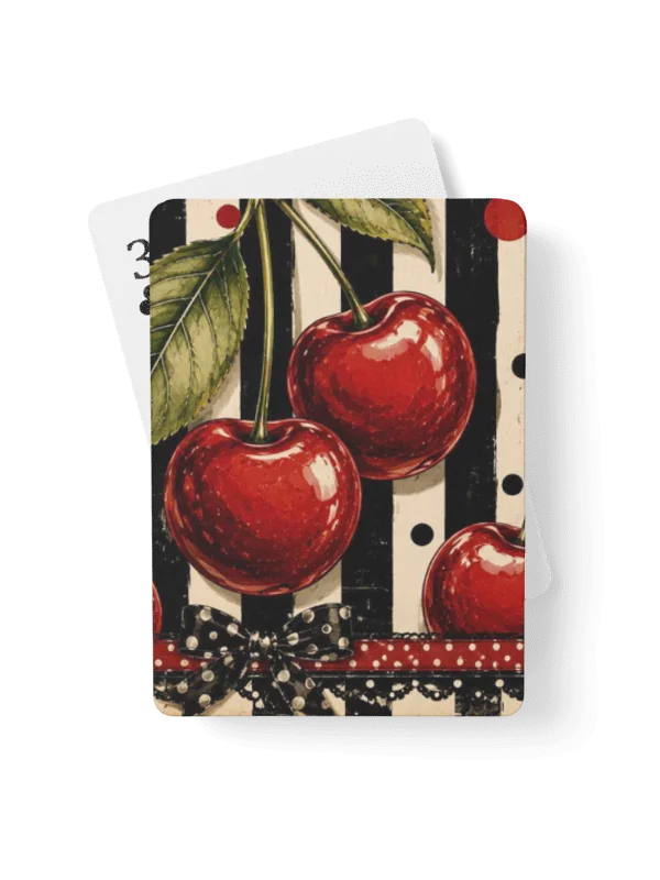 Cherry Bow Poker Playing Cards product image (3)