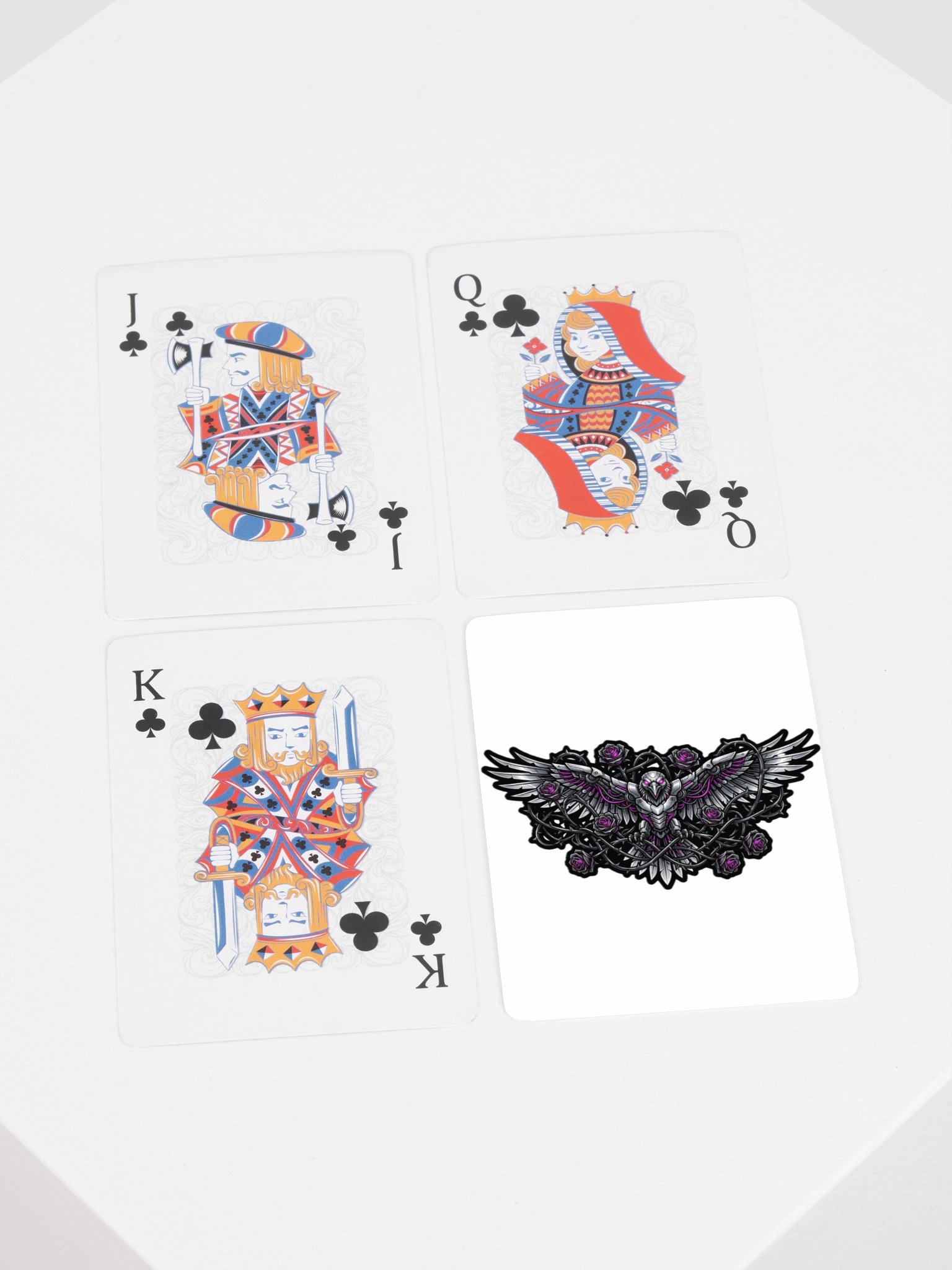 Mechanical Raven Rose Poker Deck product image (3)