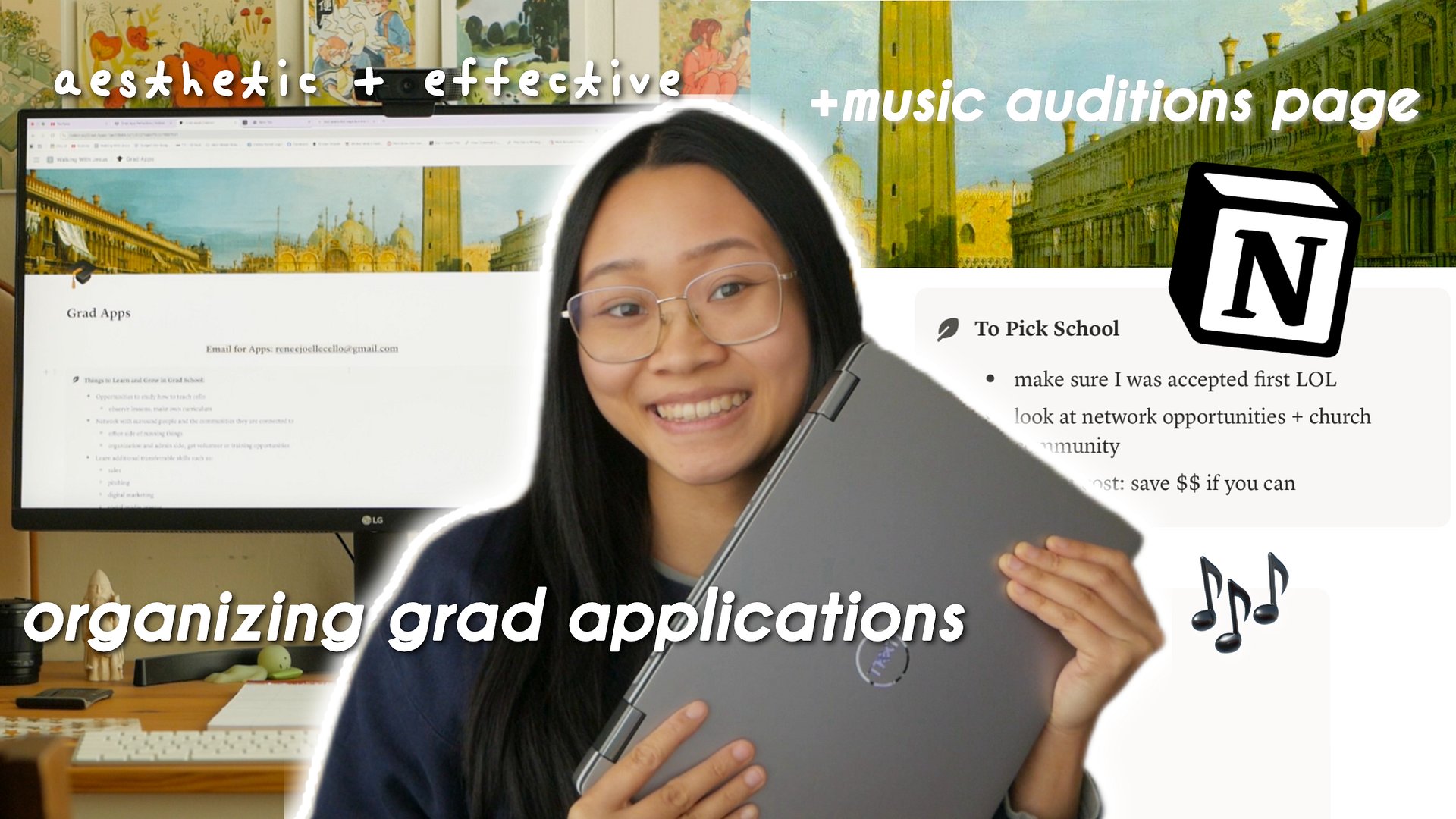 Free Grad School Application Notion Template product image (2)