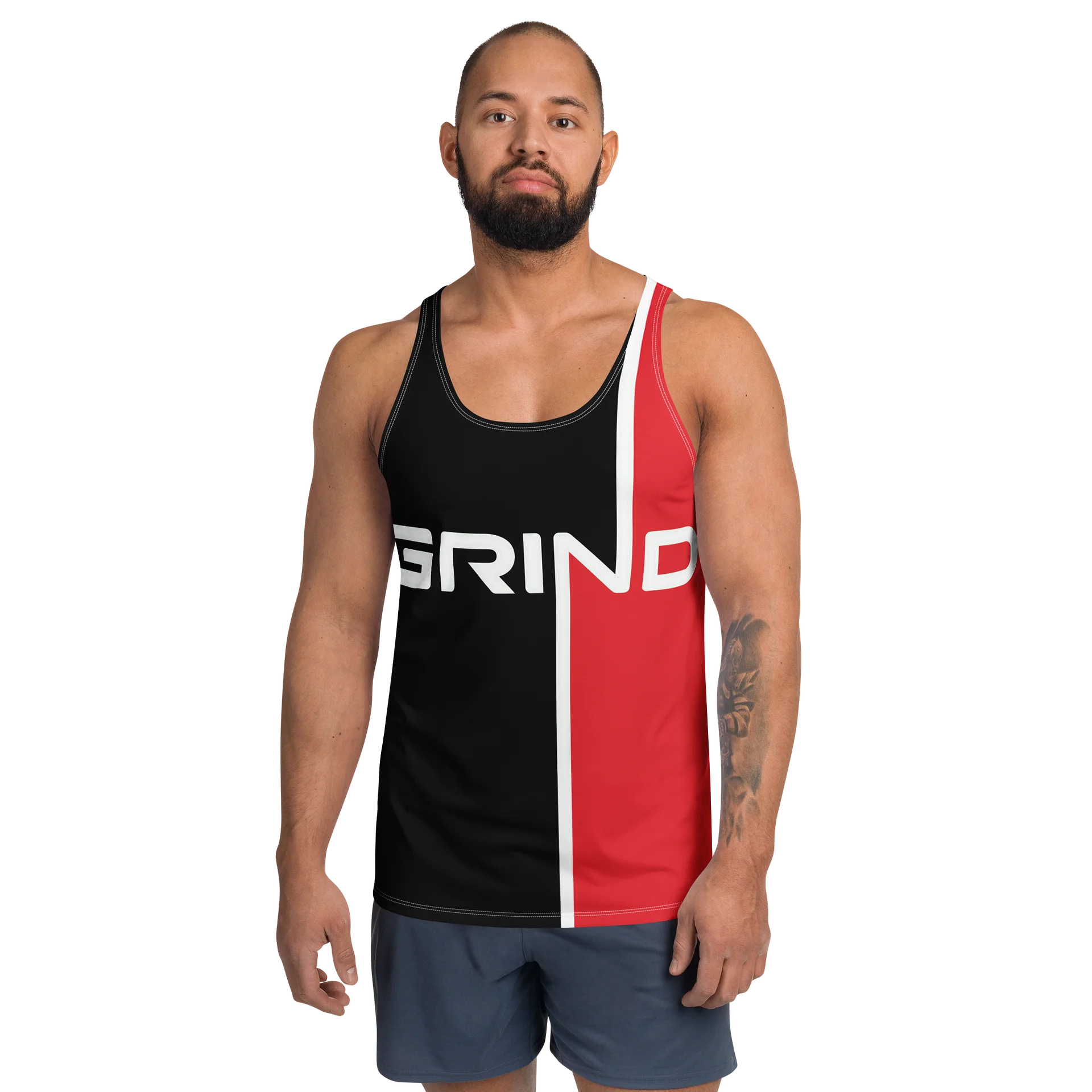 GRIND Dual-Tone Grind All-Over Tank Top product image (1)