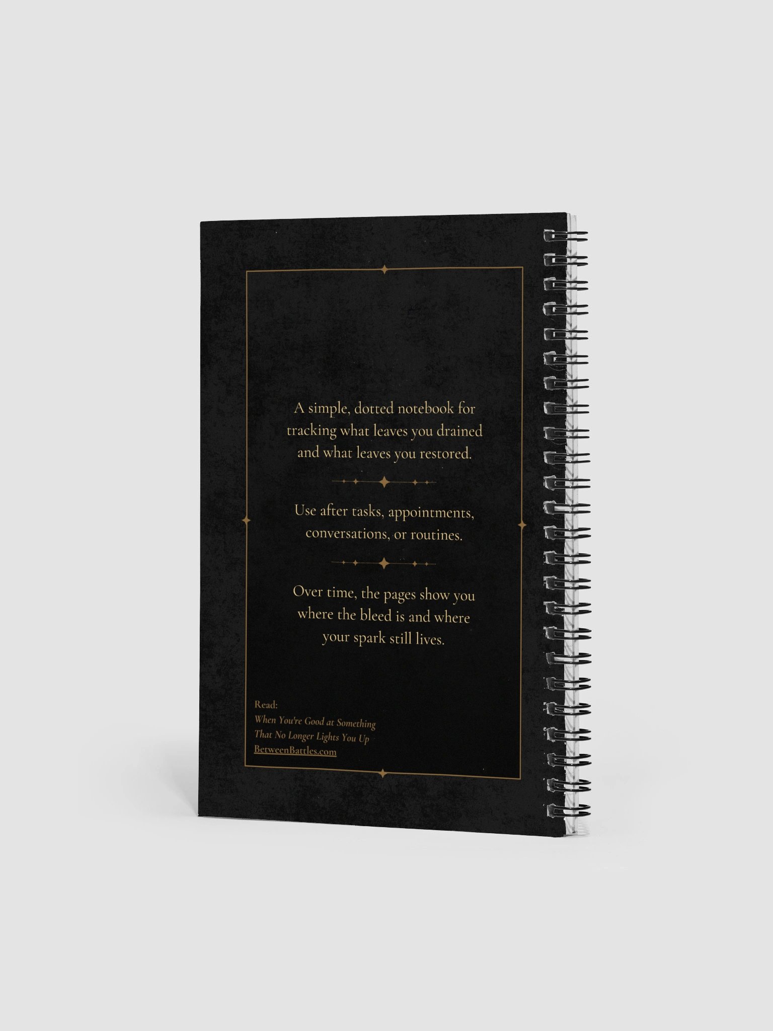 The Drain & Restore Journal | Energy Log Notebook for Burnout & Fatigue product image (3)