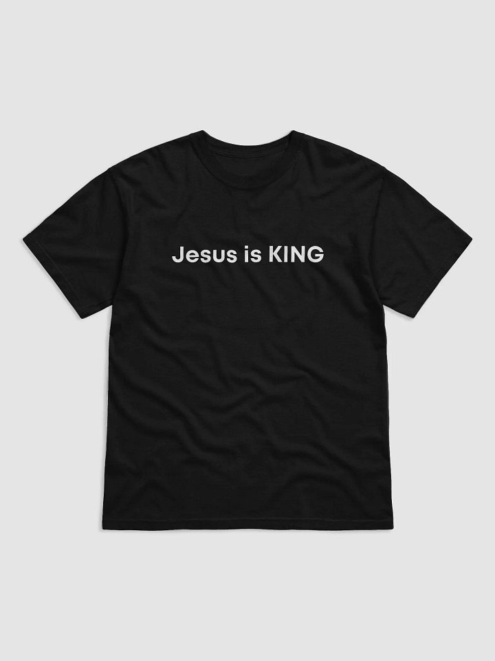Jesus is King: Garment-Dyed T-Shirt product image (1)