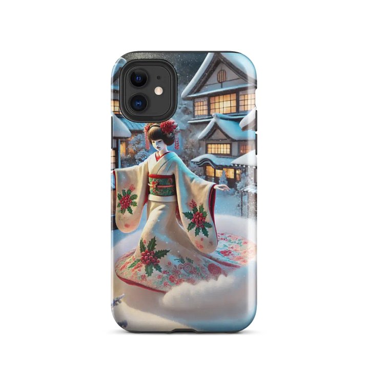 Snow Geisha iPhone Tough Case – Winter Serenity product image (47)