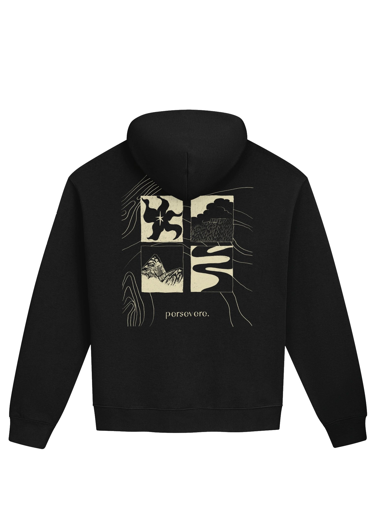 Persevere Hoodie - Monochromatic product image (2)