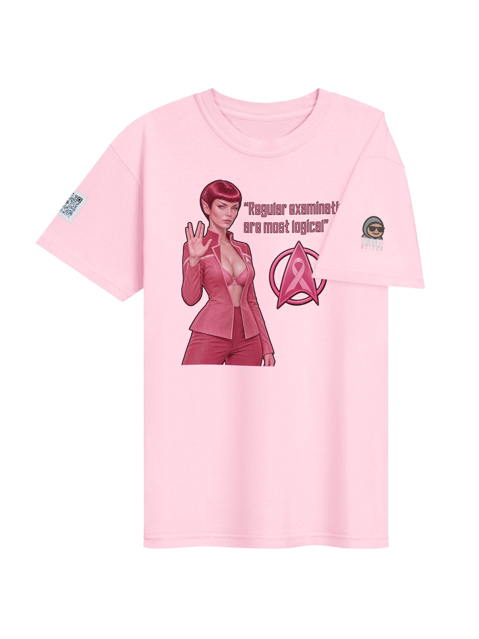 Tribble Stitch Presents: T'Palpable Logic™ Breast Cancer Awareness Comfort Colors® Tee product image (167)