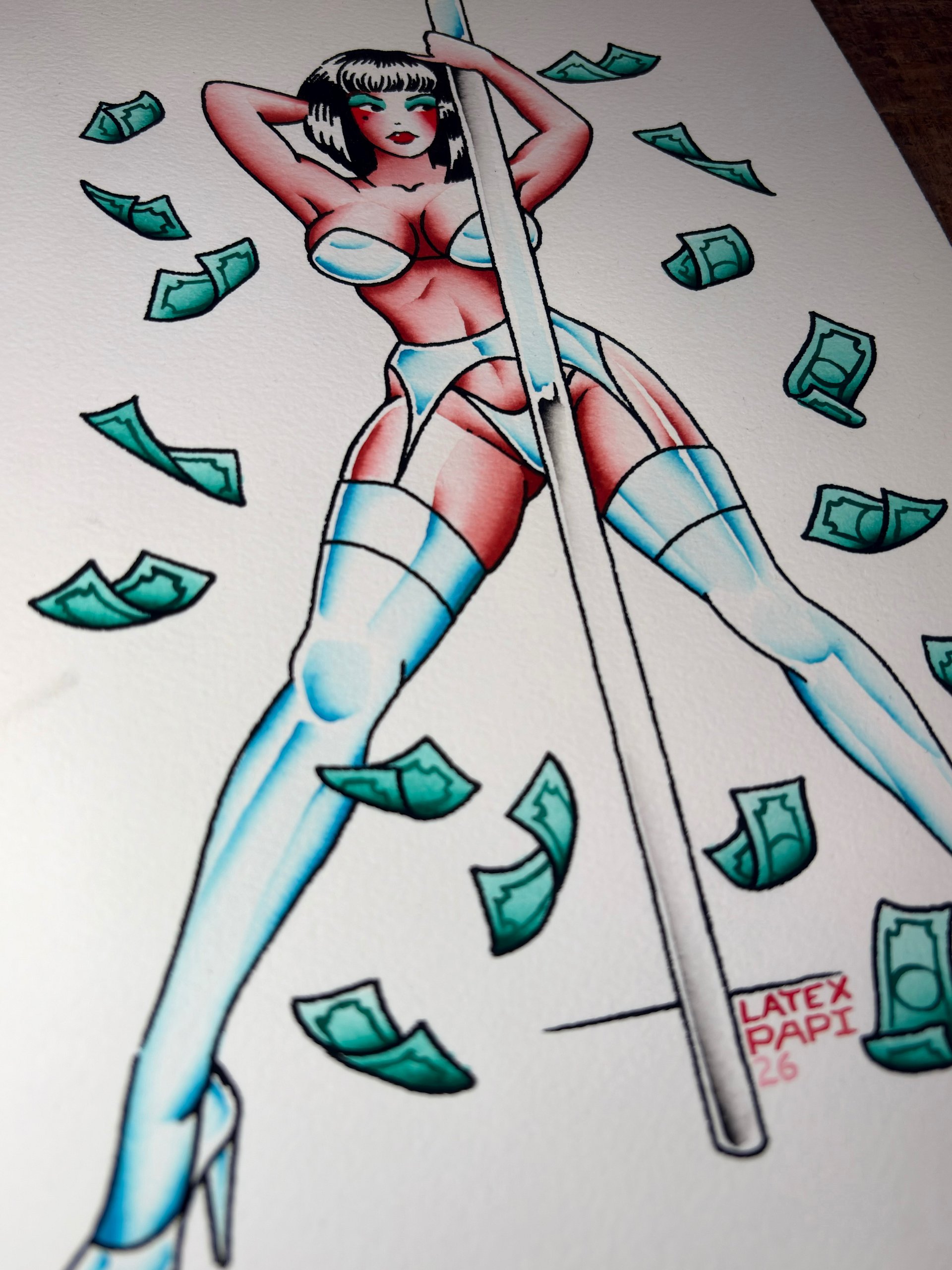 Ivory sugar - ORIGINAL PAINTING - 9x12 product image (3)