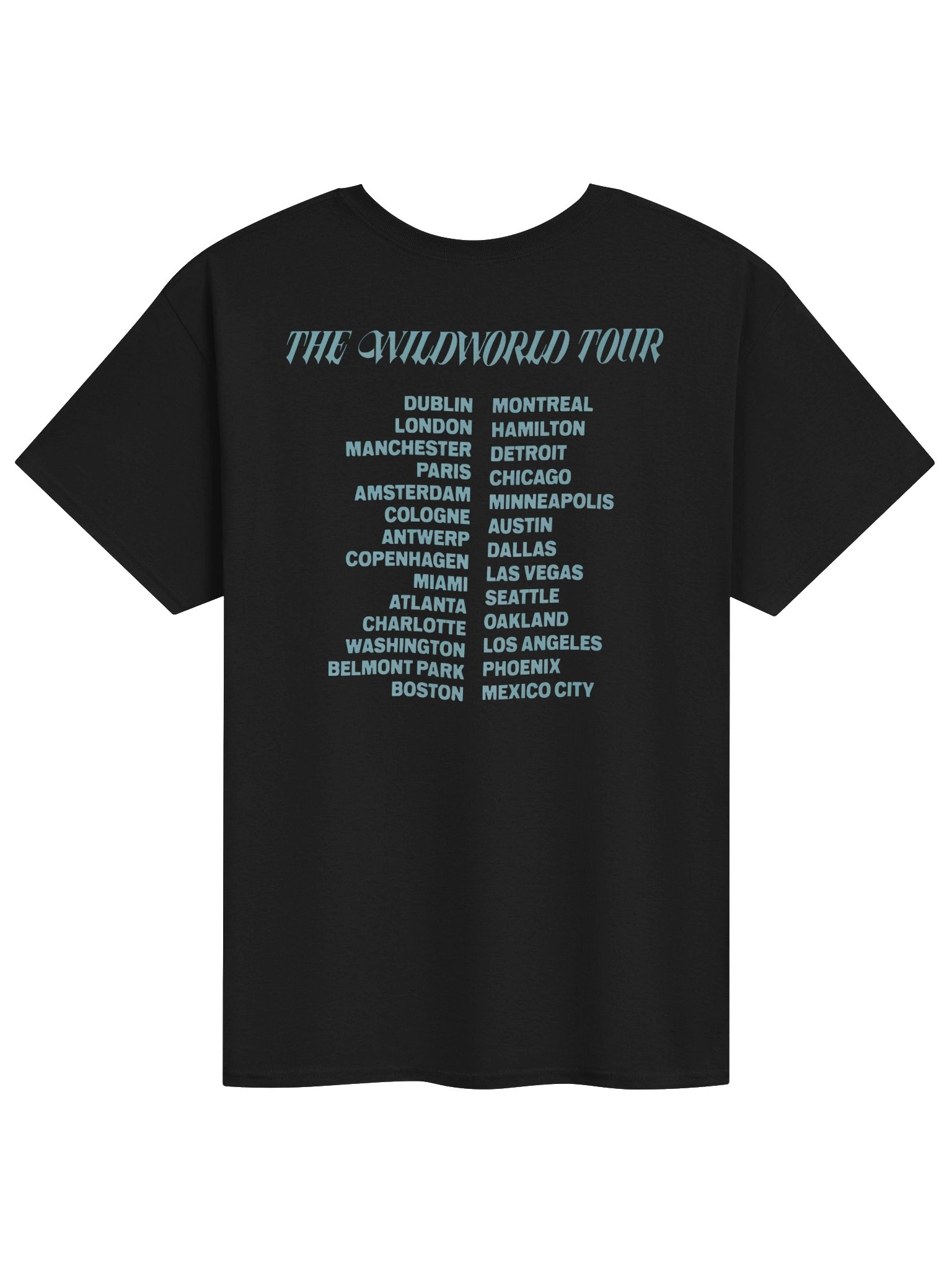 WILDWORLD Black Routing KATSEYE Tour T-Shirt product image (2)