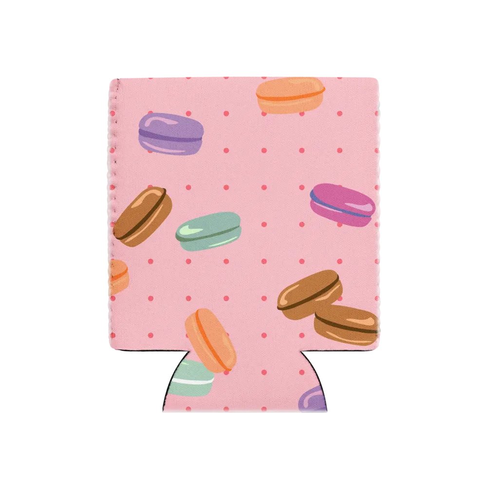 Colorful Macaron Madness Can Cooler product image (3)