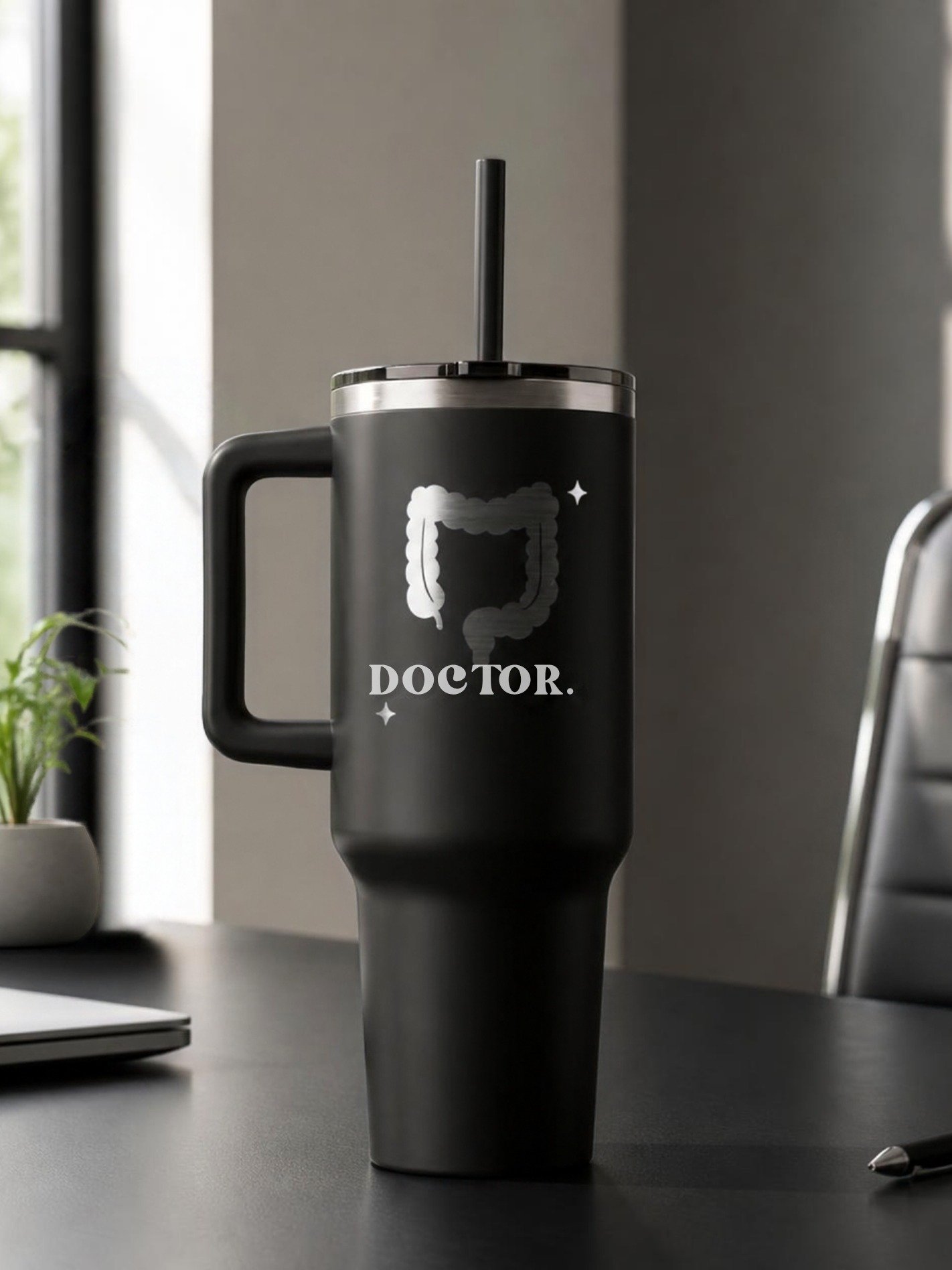 GI Specialists Insulated Tumbler With Straw And Ergonomic Handle - Gift Fall Aesthetic product image (9)