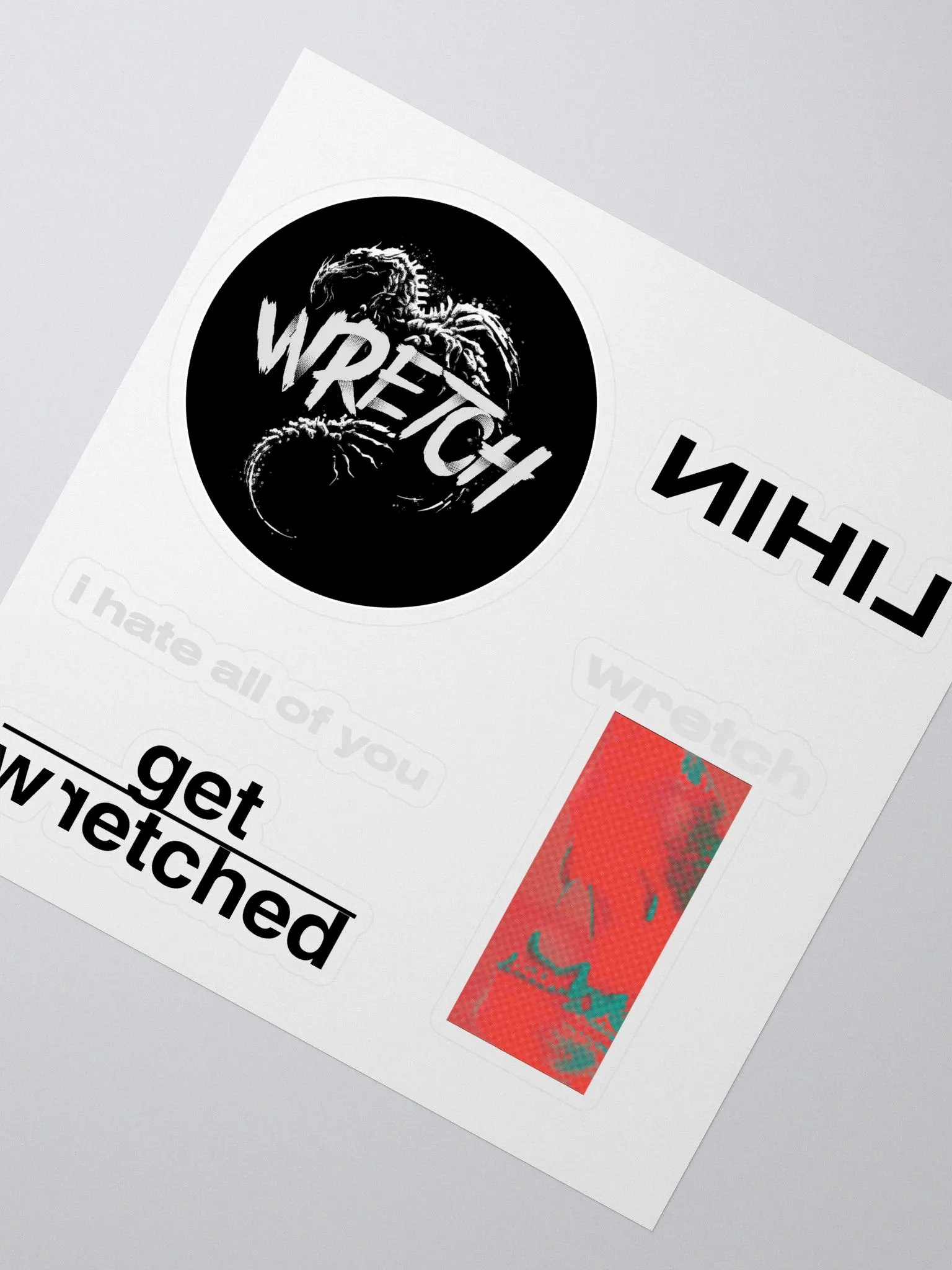 WRETCH Sticker Pack 5