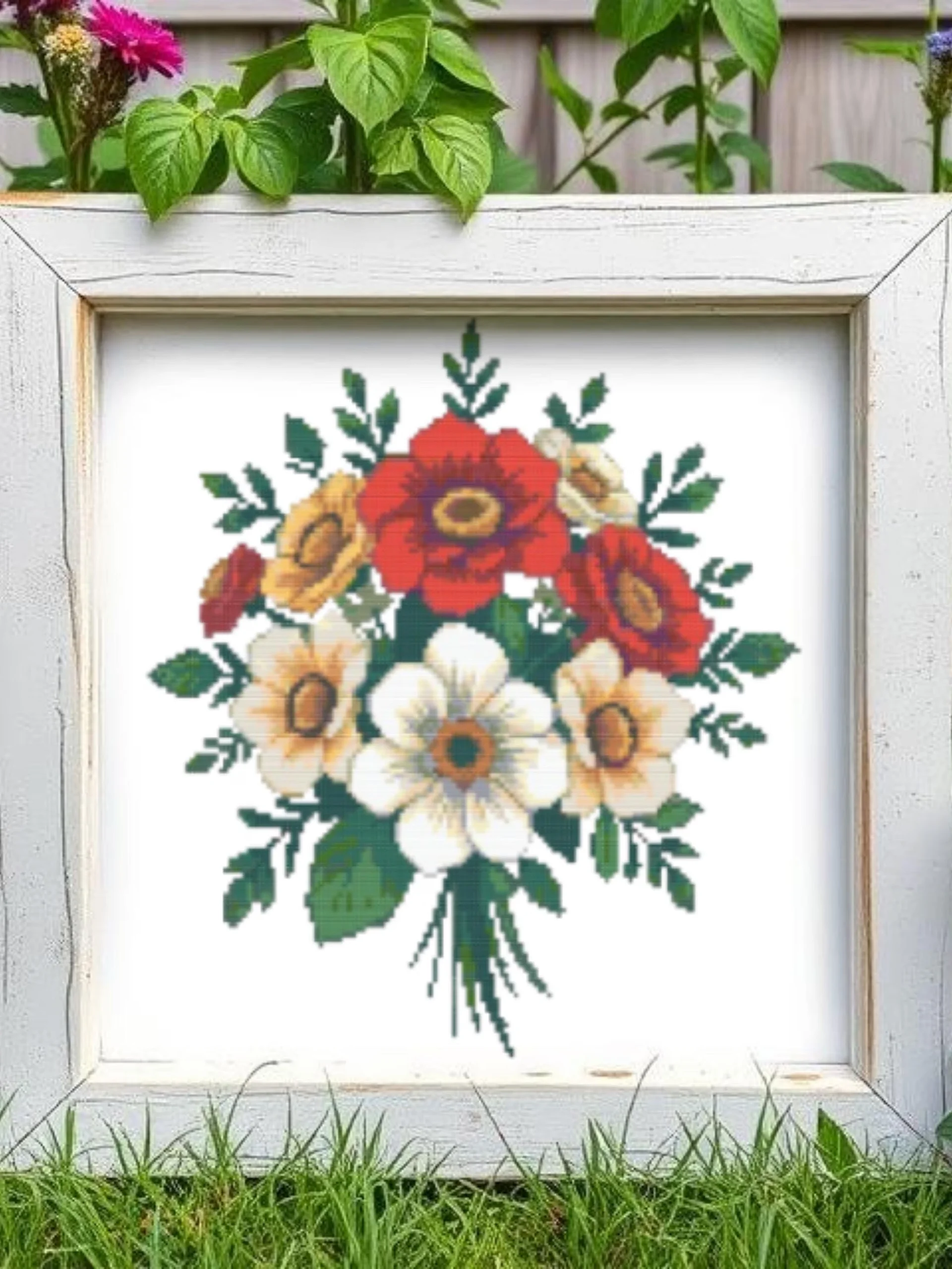 Blossom Bunch Cross Stitch Pattern product image (5)