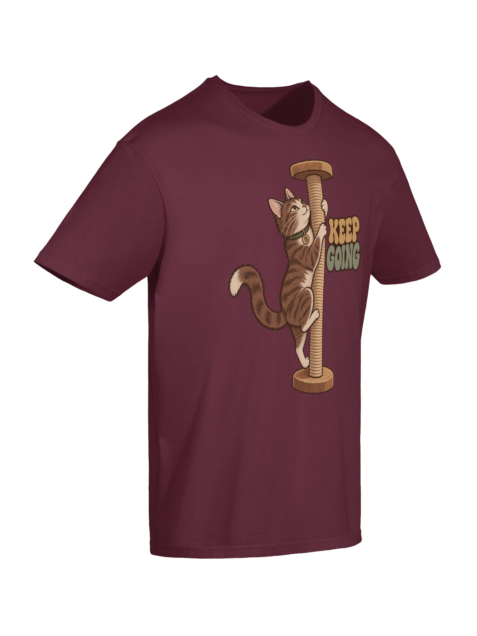 Capricorn Keep Going Cat Zodiac T-Shirt product image (6)