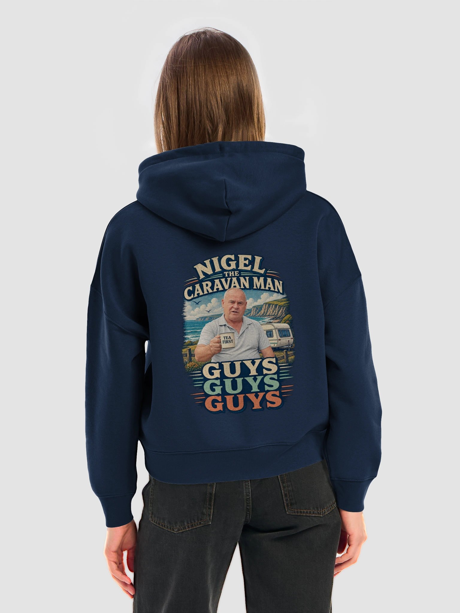 Guys Guys Guys | Women’s Navy Hoodie product image (6)
