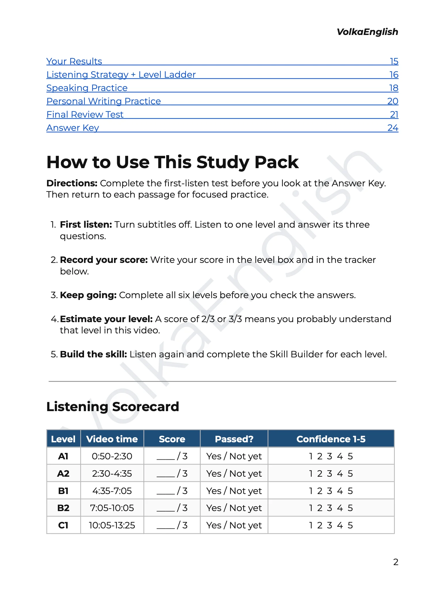 Special Video 90 Study Pack product image (3)