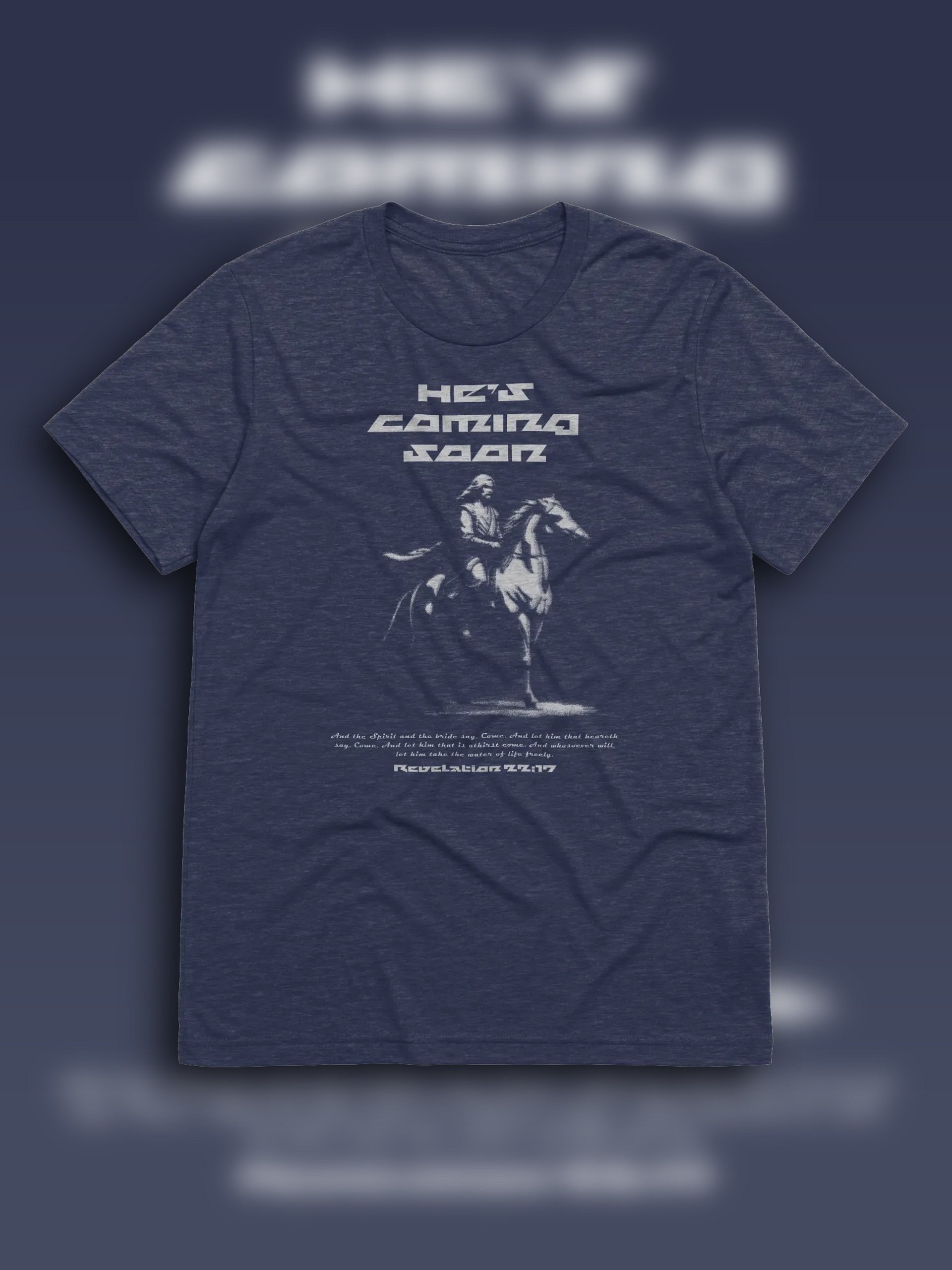 He's Coming Soon Collection - Bella+Canvas Triblend Short Sleeve T-Shirt product image (29)