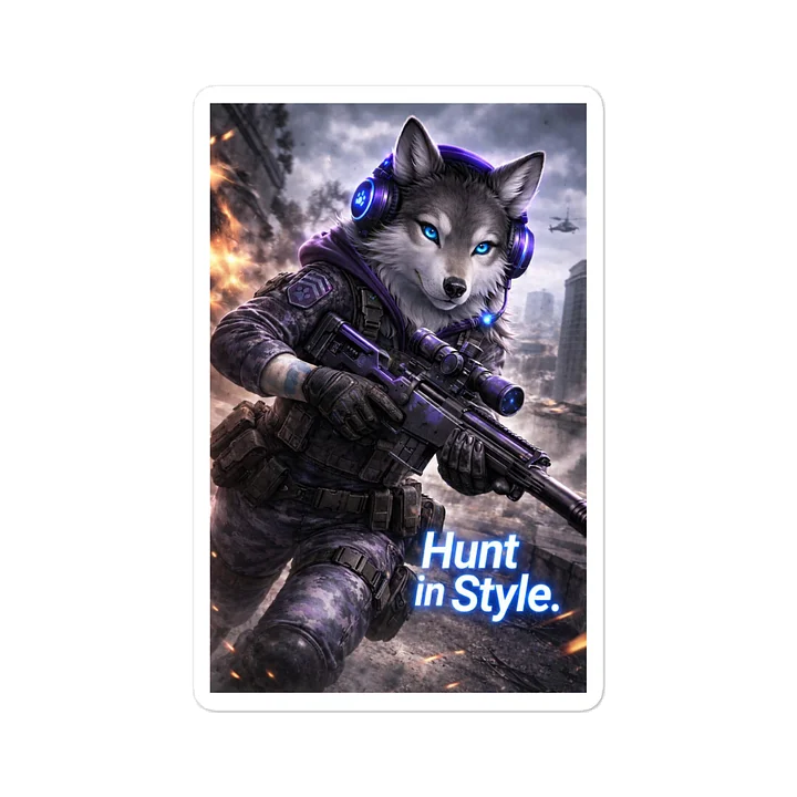 Tactical Wolf Vinyl Decals product image (2)