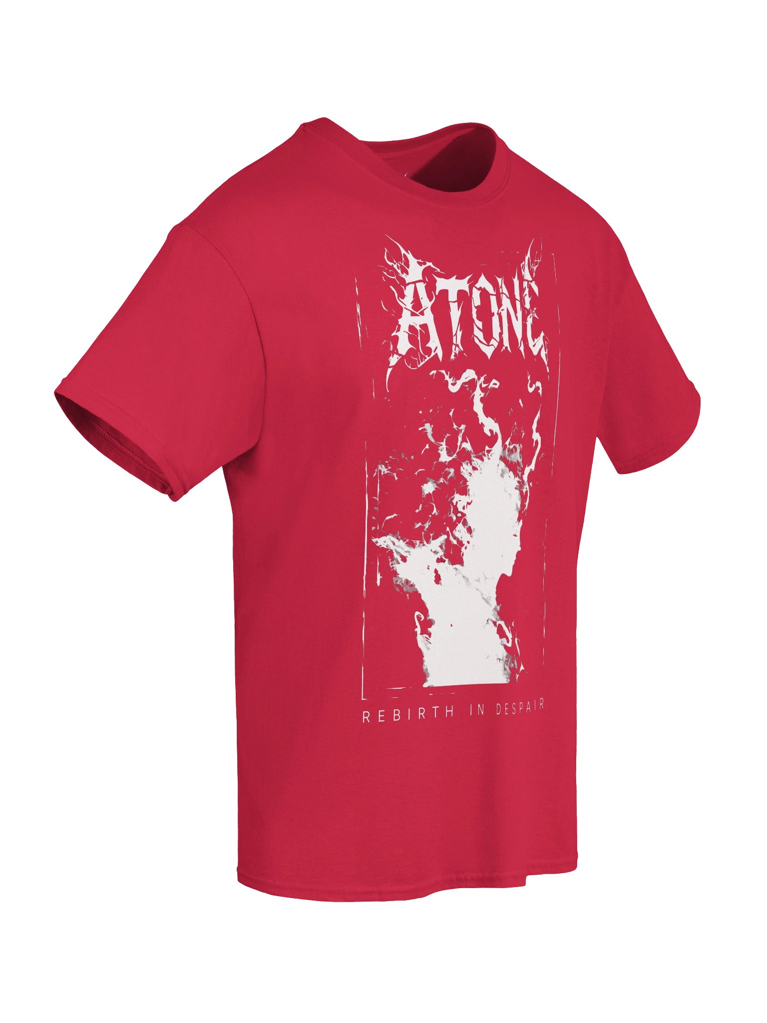 REBIRTH IN DESPAIR - Red & White T-Shirt product image (6)