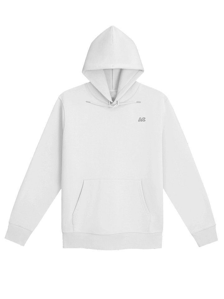 AC Essential Slim Hoodie Logo White product image (1)
