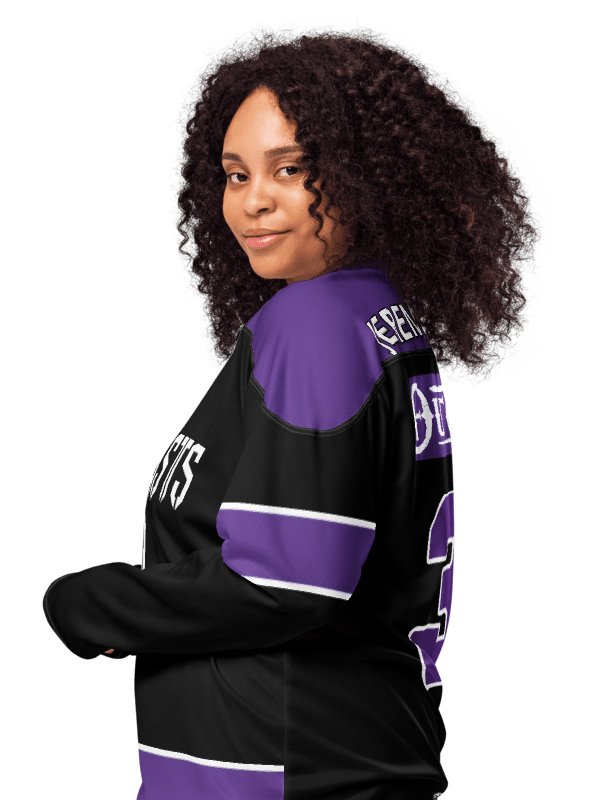 Outcasts Hockey Jersey Black/Purple product image (2)