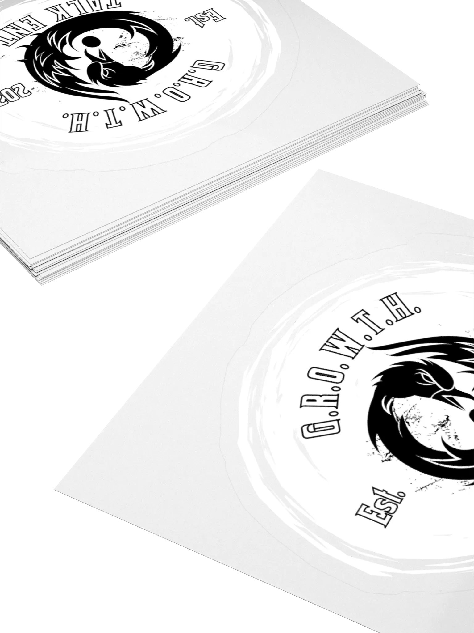 G.R.O.W.T.H. Talk Sankofa Sticker (white) product image (4)