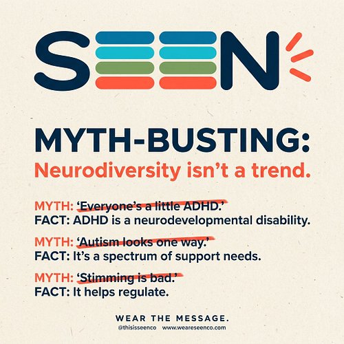 Neurodiversity isn't a trend. It's a reality. 🧠

And yet, the myths keep circulating.

