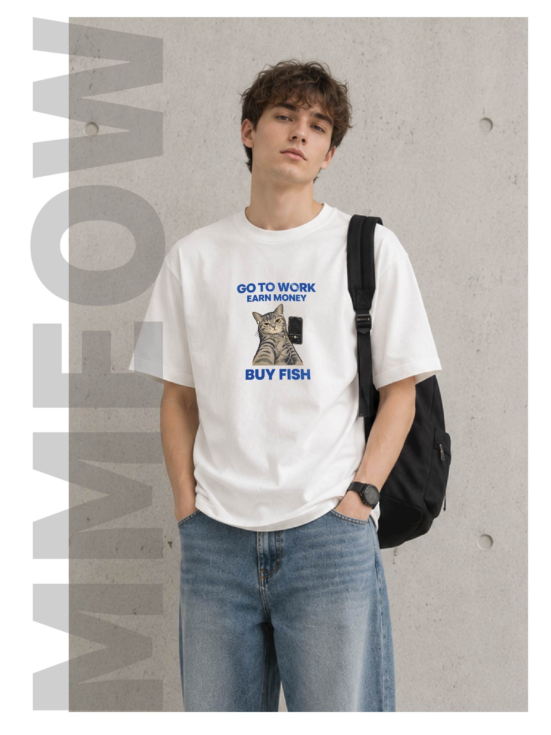 GO TO WORK T - SHIRT PRINTED product image (30)