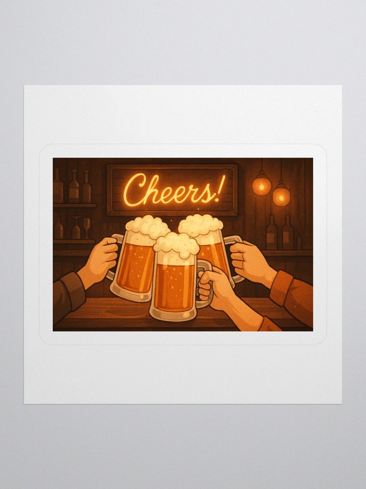 Cheers Sticker product image (1)