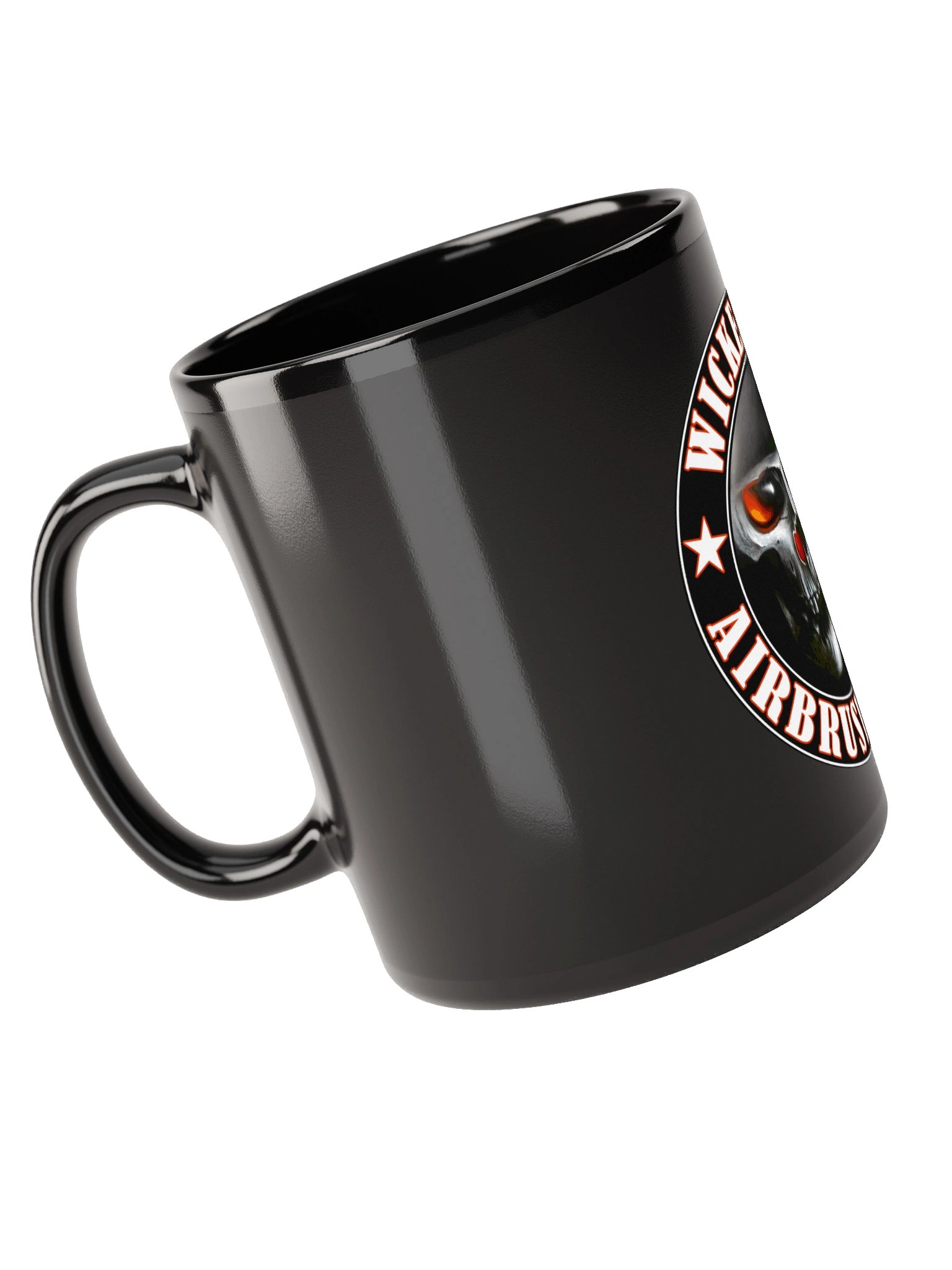 Wicked Art Skull Emblem Coffee Mug product image (6)