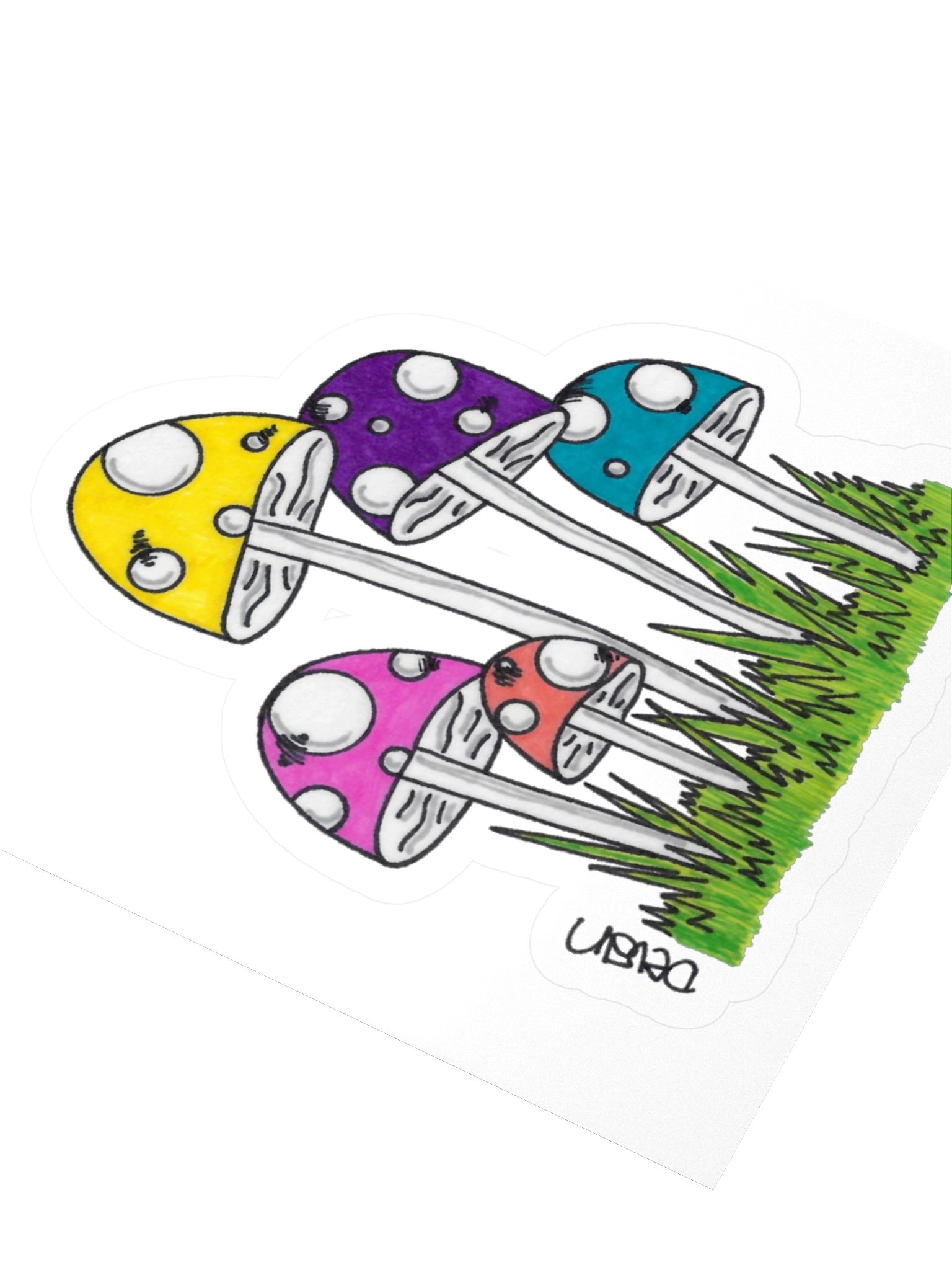Rainbow Mushrooms Sticker product image (3)