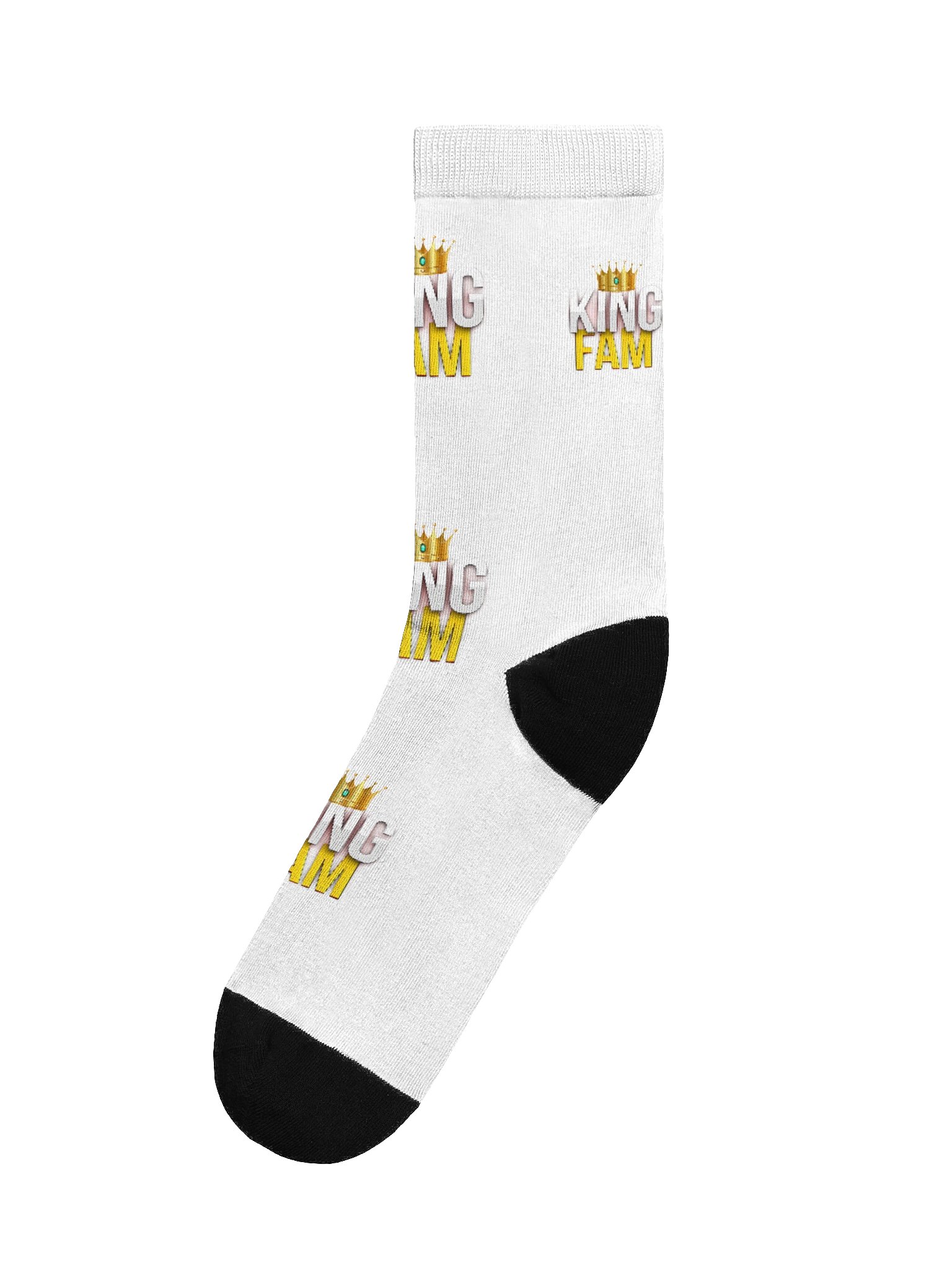 King Fam Crew Socks product image (1)
