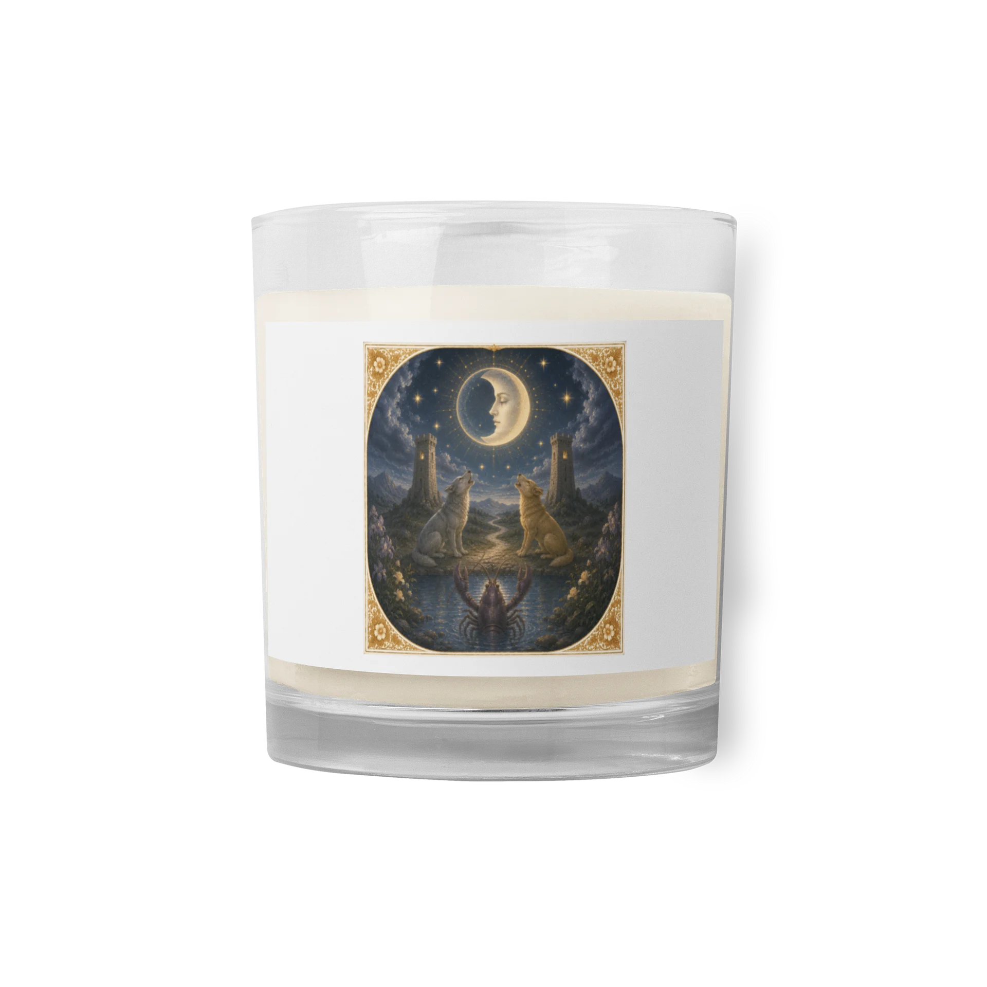 ​🌙 Bougie "L'Arcane XVIII : La Lune" – Rêves & Inconscient product image (1)