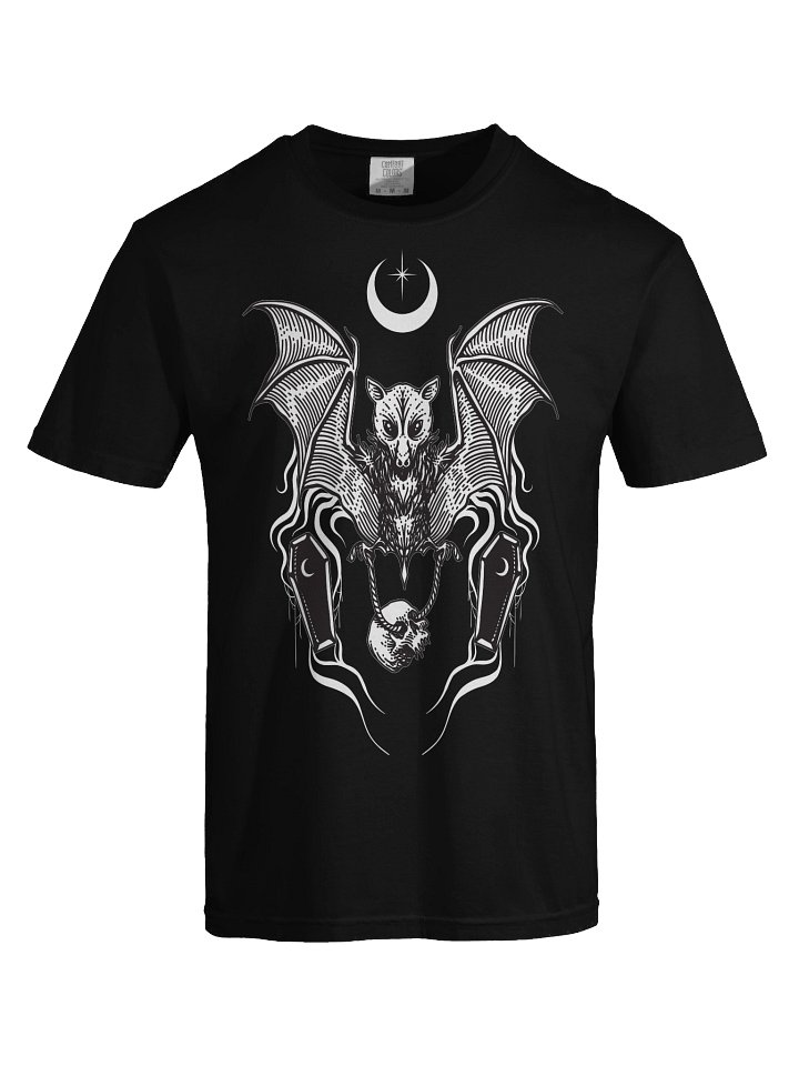 Gothic Bat and Skull Comfort Tee product image (1)