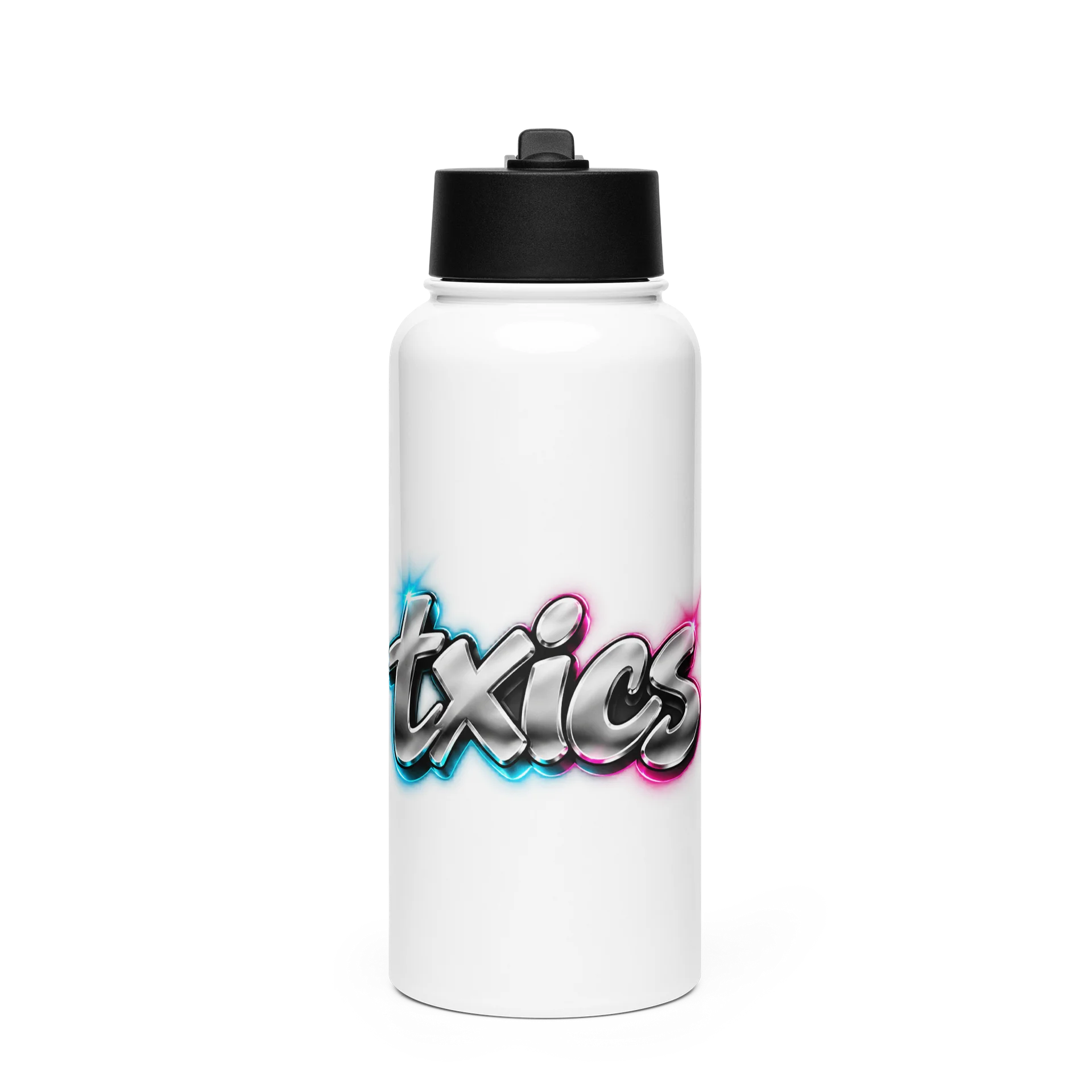txics Neon Chrome Water Bottle