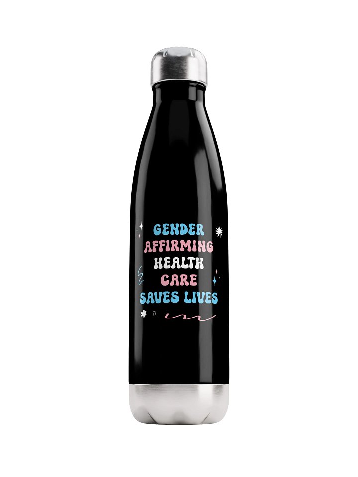 Gender-Affirming Care Saves Lives Water Bottle product image (1)