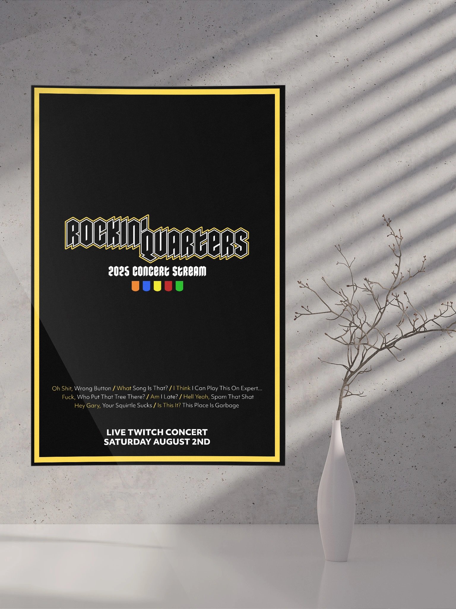 Rockin' Quarters 2025 Concert Poster! product image (7)
