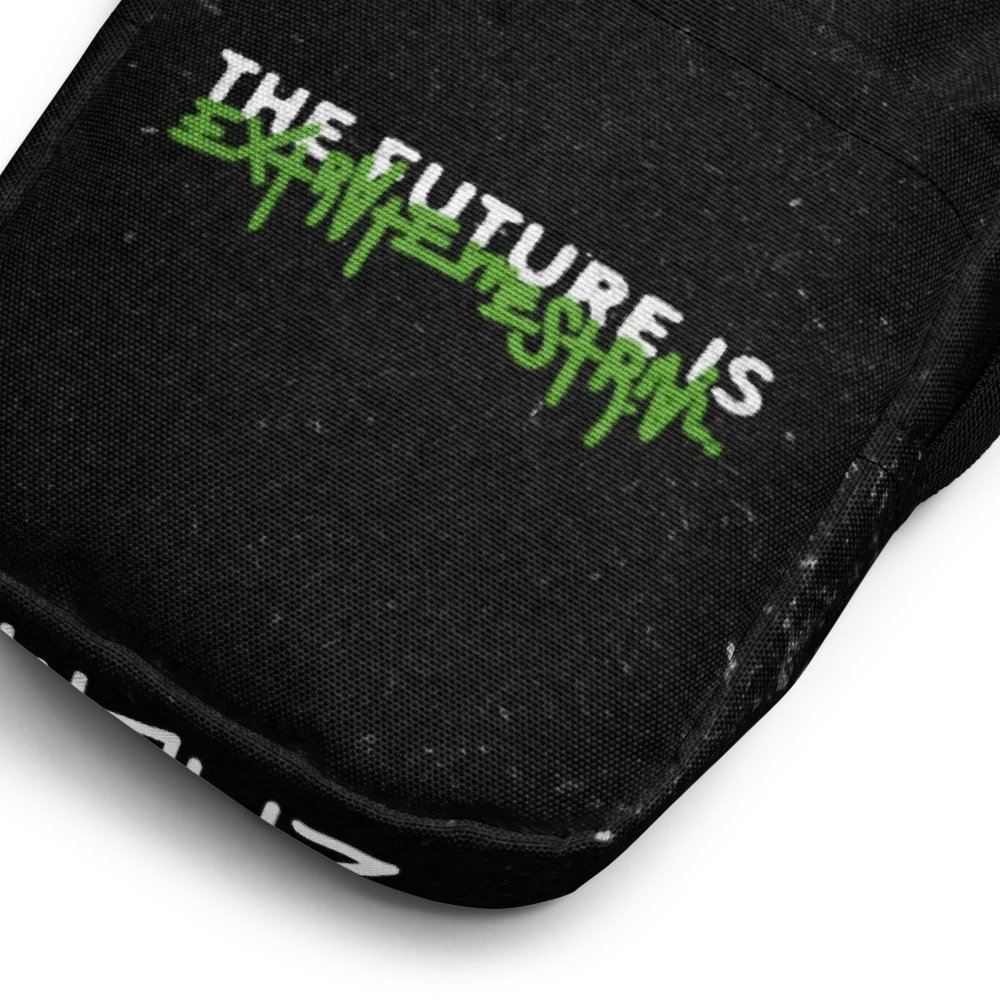 THE FUTURE IS EXTRATERRESTRIAL Utility Crossbody Bag - Black product image (5)