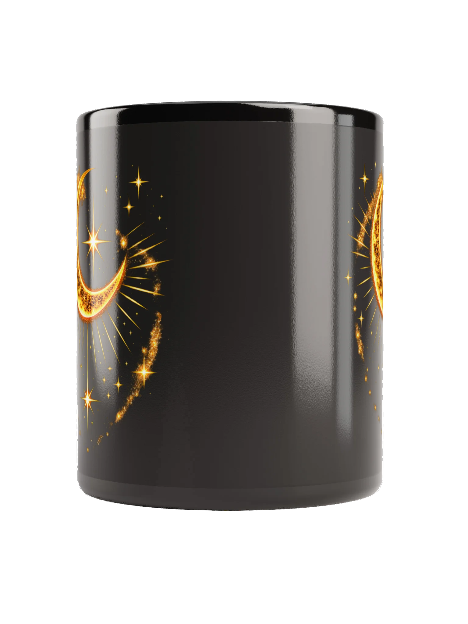 Celestial Moon Ritual Mug - Gold Crescent Mug product image (3)
