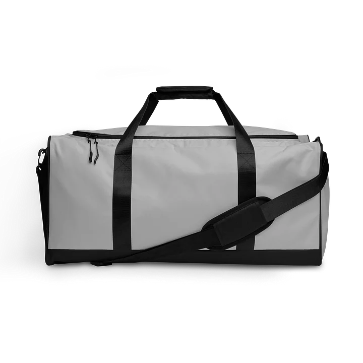Minimal Gray All-Over Print Duffle Bag product image (2)