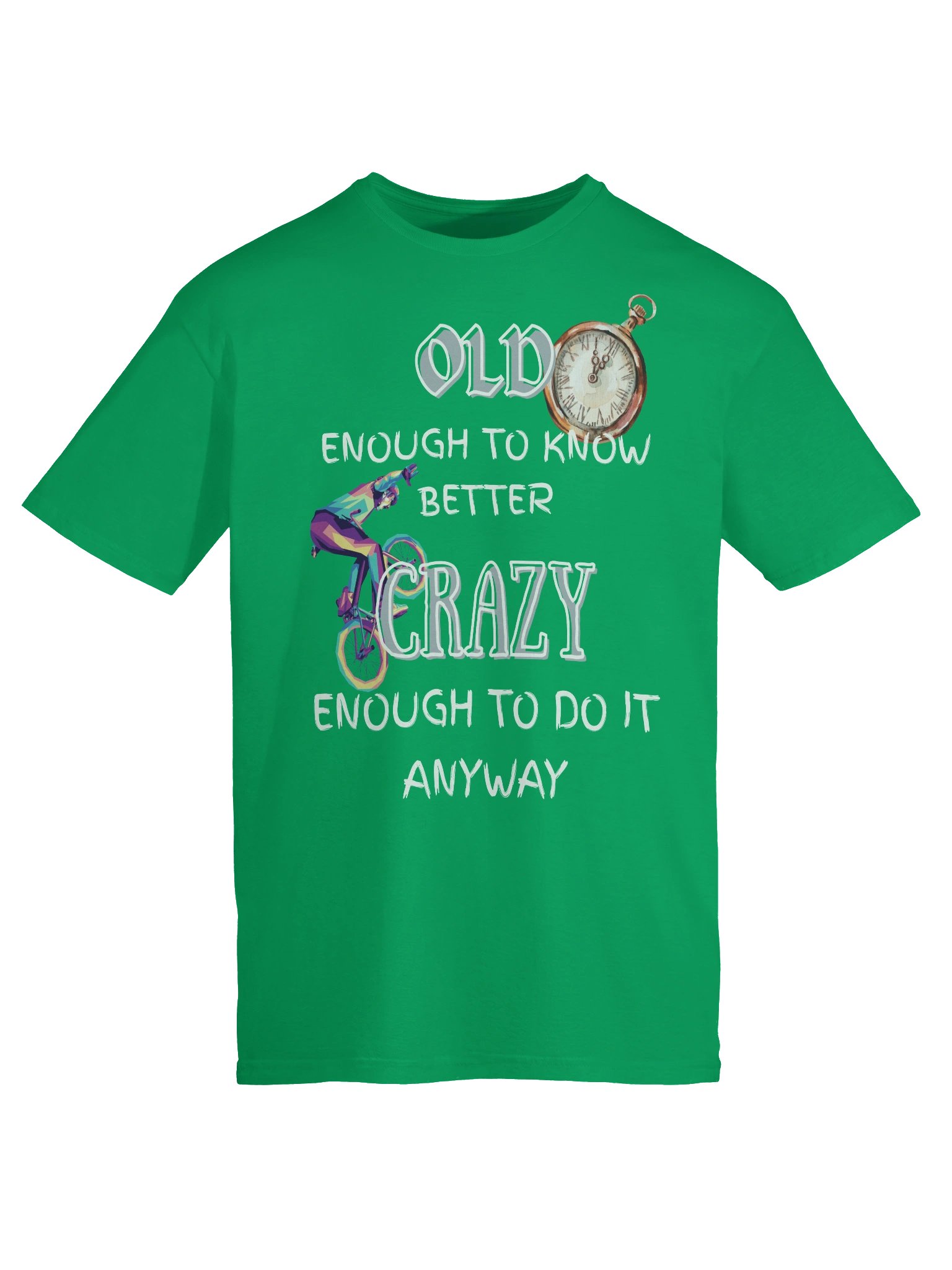 Vintage Clock Wheelie T-Shirt product image (9)