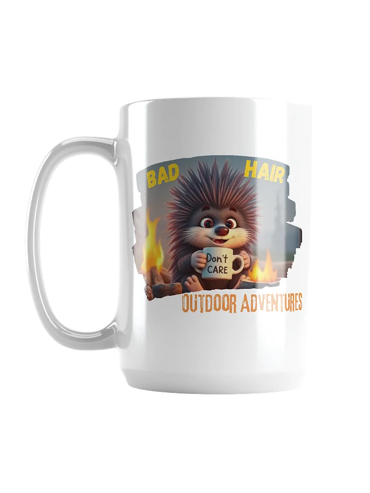 “Bad Hair, Don’t Care” Porcupine Coffee Mug product image (1)
