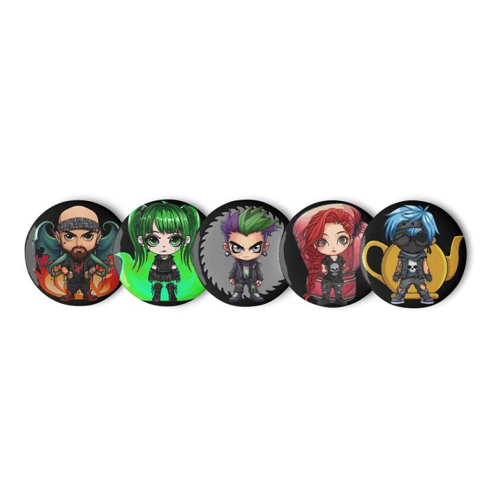 Big O and Friends! Button Collection #1 product image (3)