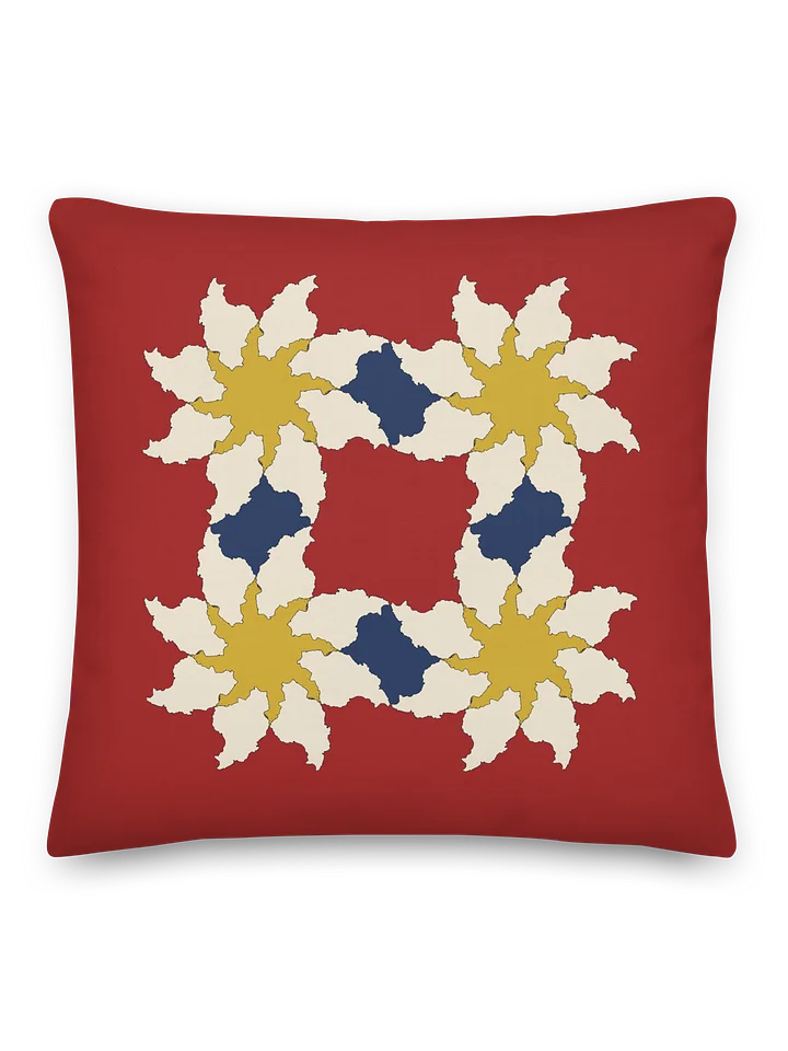 Where Iran Blooms Cushion Cover, Russet product image (1)