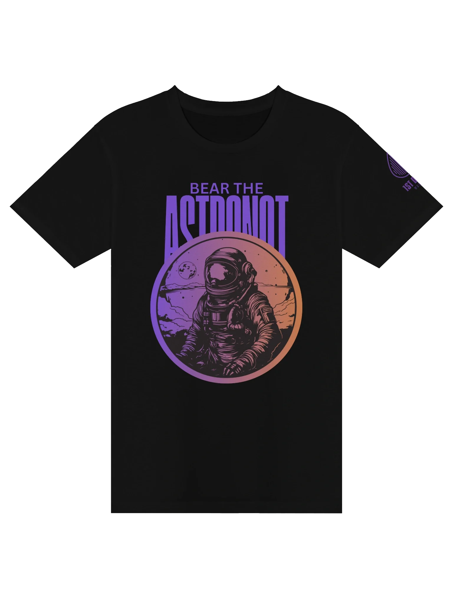 Bear the Astronot Outer Space (Suns) T-shirt — view 2