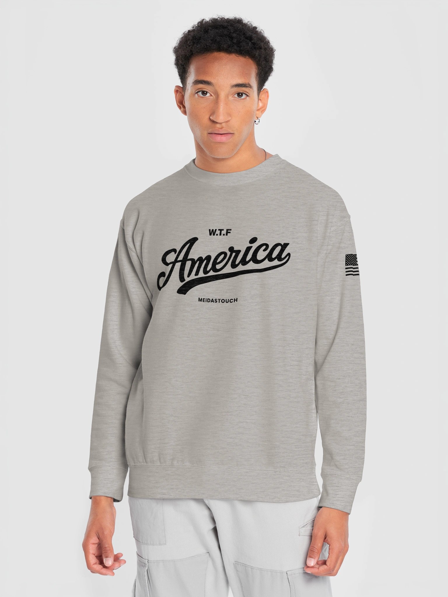 WTF AMERICA CREW SWEATSHIRT product image (5)