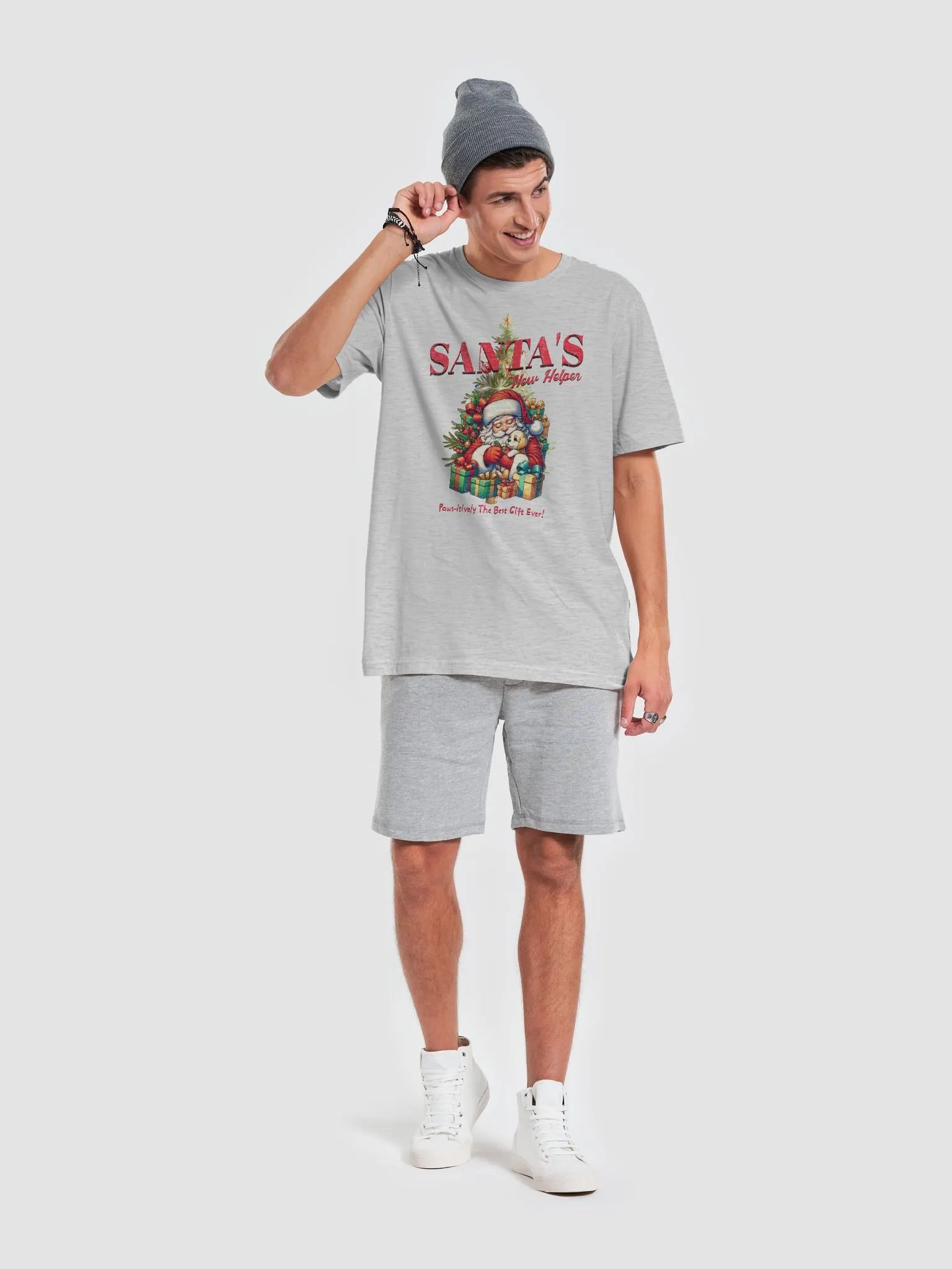 Santa's New Helper - Dog Lovers Christmas T-shirt product image (29)