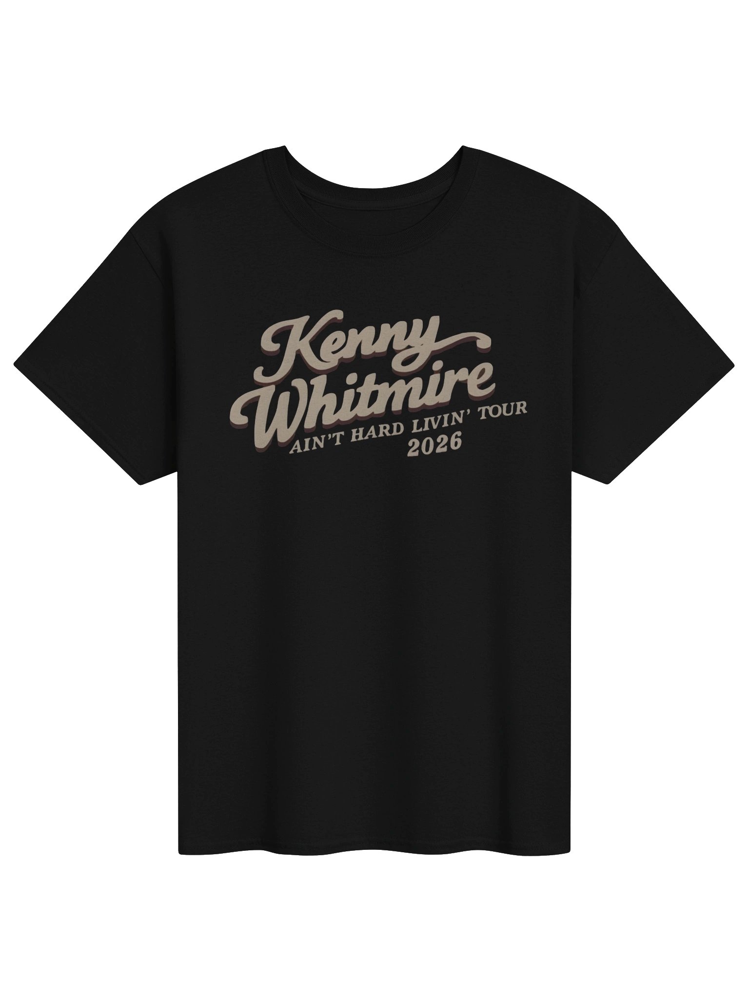 Kenny Whitmire Ain't Hard Livin' Tour Tshirt product image (1)